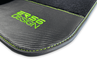 Floor Mats For BMW 3 Series E46 Convertible Carbon Leather Er56 Design - AutoWin