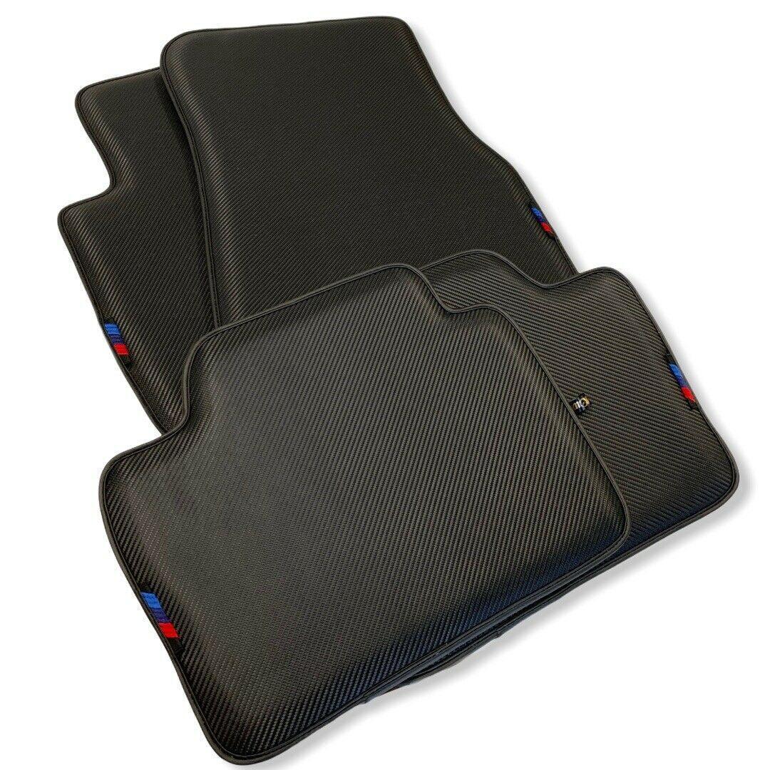 Floor Mats For BMW 6 Series E64 Convertible Autowin Brand Carbon Fiber Leather - AutoWin