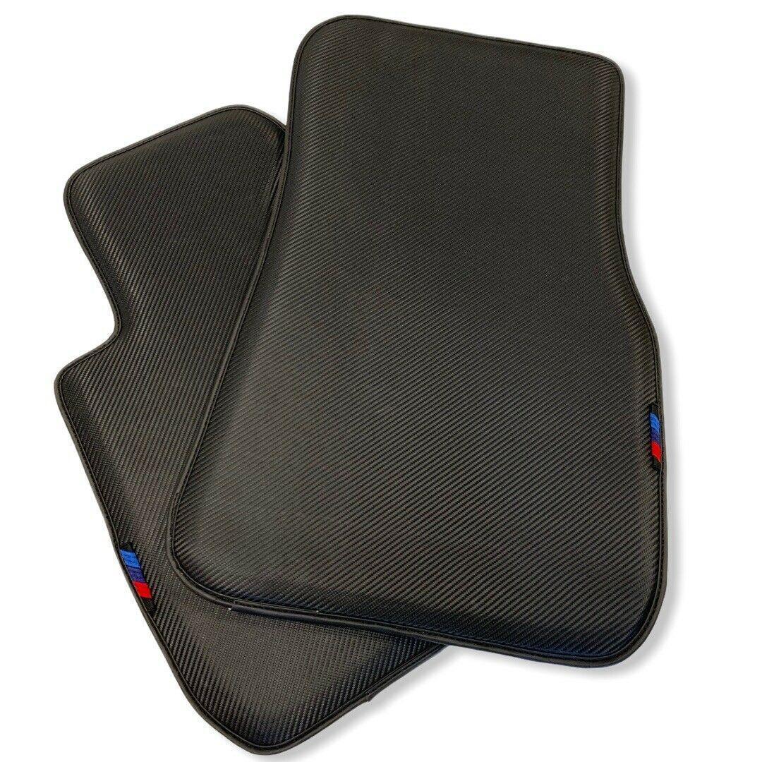 Floor Mats For BMW 6 Series F13 2-door Coupe Autowin Brand Carbon Fiber Leather - AutoWin