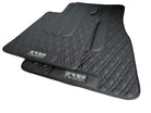 Floor Mats For BMW M3 E46 Black Leather Er56 Design - AutoWin