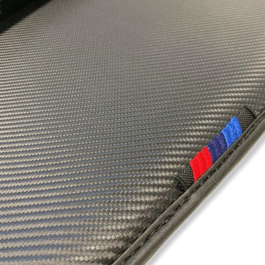 Floor Mats For BMW M6 F12 Convertible Autowin Brand Carbon Fiber Leather - AutoWin