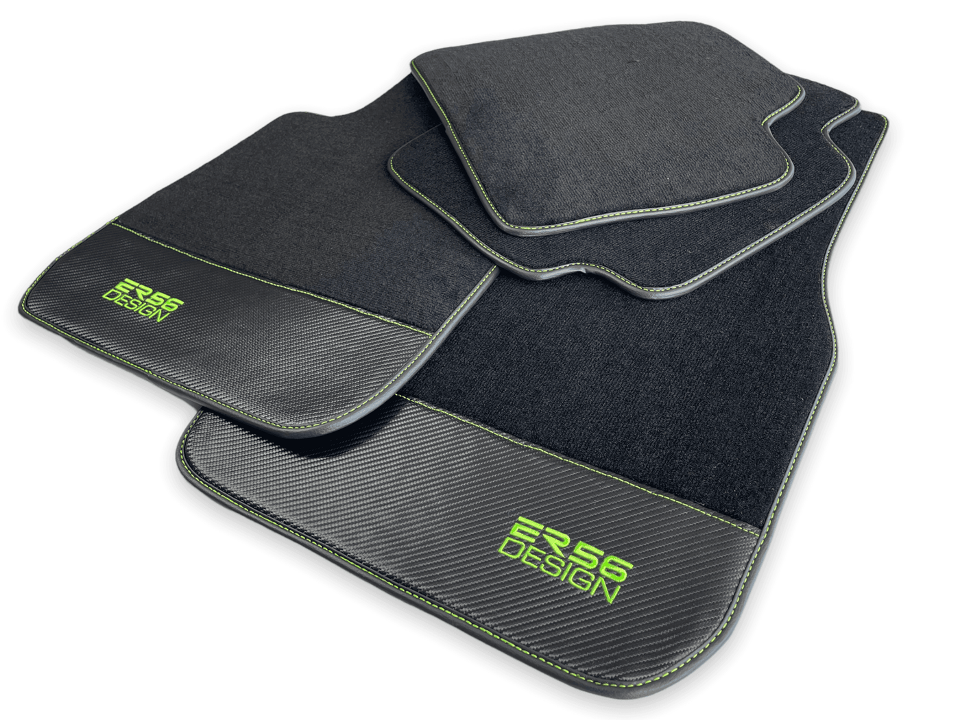 Floor Mats for BMW iX (2022-2024) with Carbon Leather | ER56 Design - AutoWin