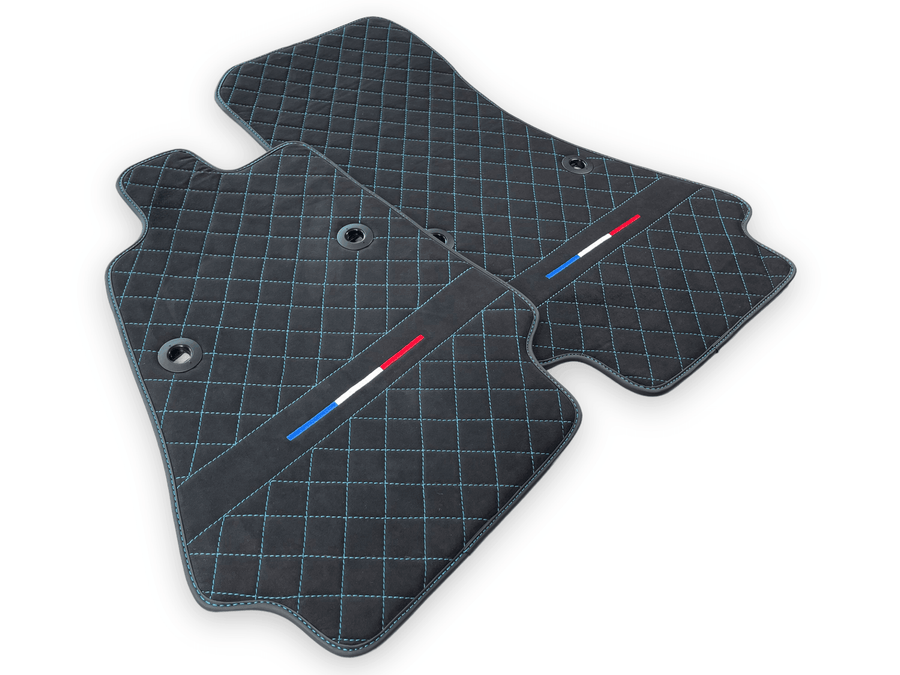 Floor Mats For Bugatti Chiron Alcantara Leather Limited Edition - AutoWin