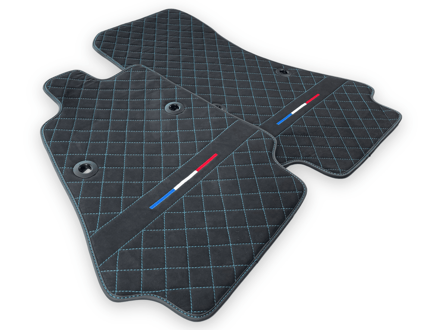 Floor Mats For Bugatti Chiron Alcantara Leather Limited Edition - AutoWin