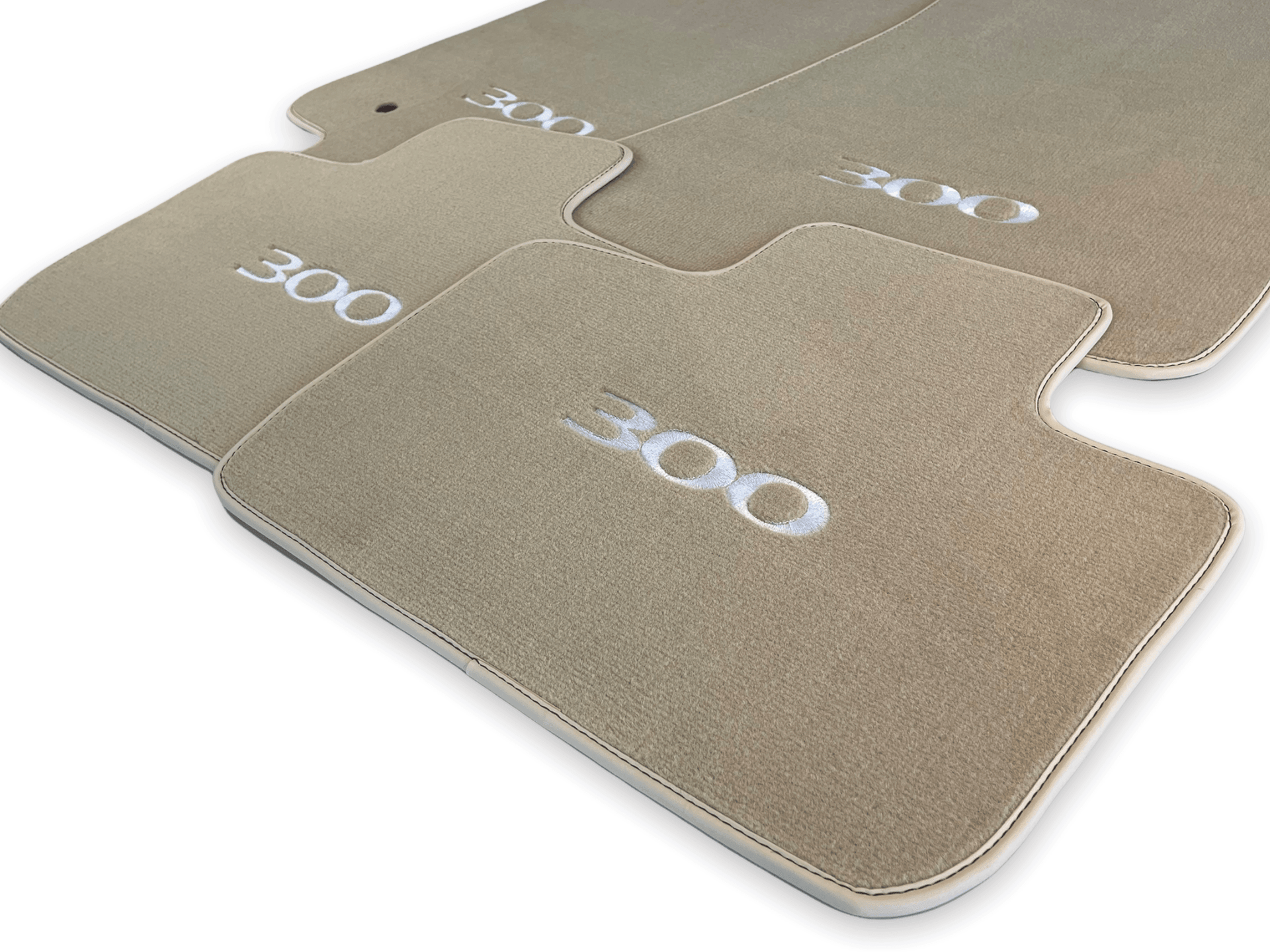 Floor Mats For Chrysler 300C Beige 2011-2022 - AutoWin