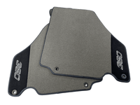 Floor Mats For Ferrari 360 Modena 1999-2005 Gray With Alcantara Leather - AutoWin