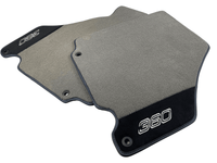 Floor Mats For Ferrari 360 Modena 1999-2005 Gray With Alcantara Leather - AutoWin