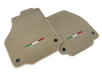 Floor Mats For Ferrari 458 Spider 2012-2015 Beige Italian Edition - AutoWin