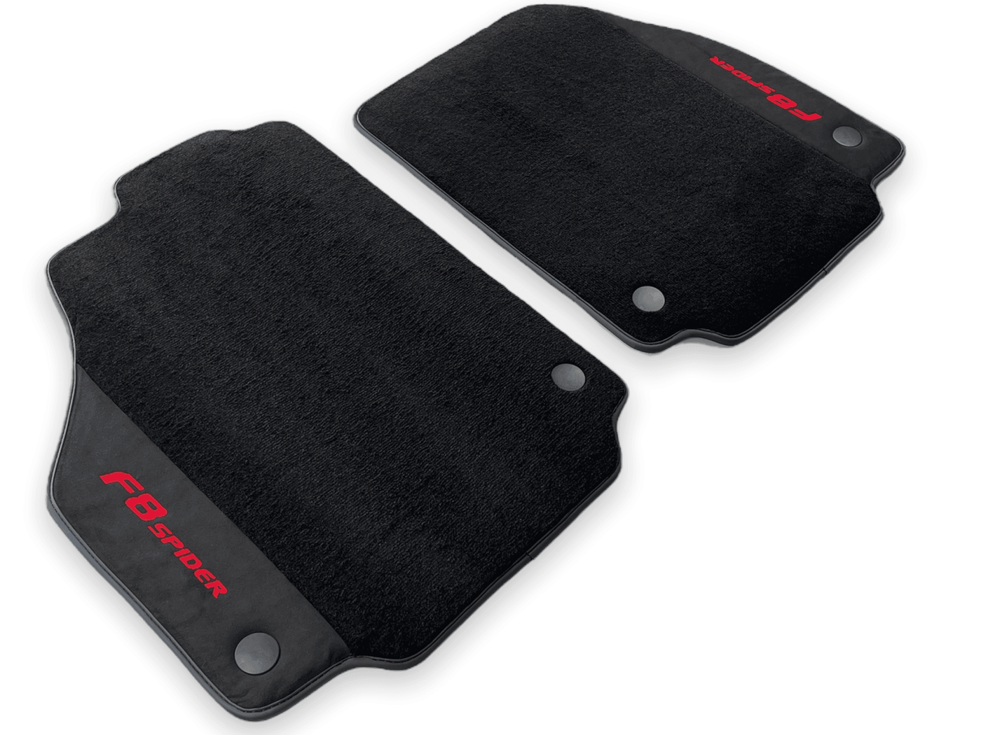 Floor Mats For Ferrari F8 Spider 2019-2022 Red Italian Edition - AutoWin