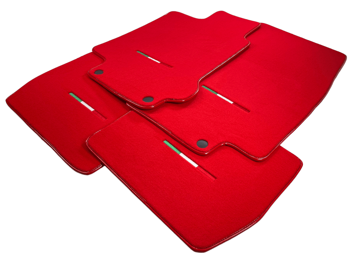 Floor Mats For Maserati GranTurismo (2007-2019) Red IT Edition - AutoWin
