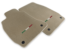 Floor Mats For Maserati Quattroporte Beige IT Edition - AutoWin