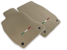 Floor Mats For Maserati Quattroporte Beige IT Edition - AutoWin