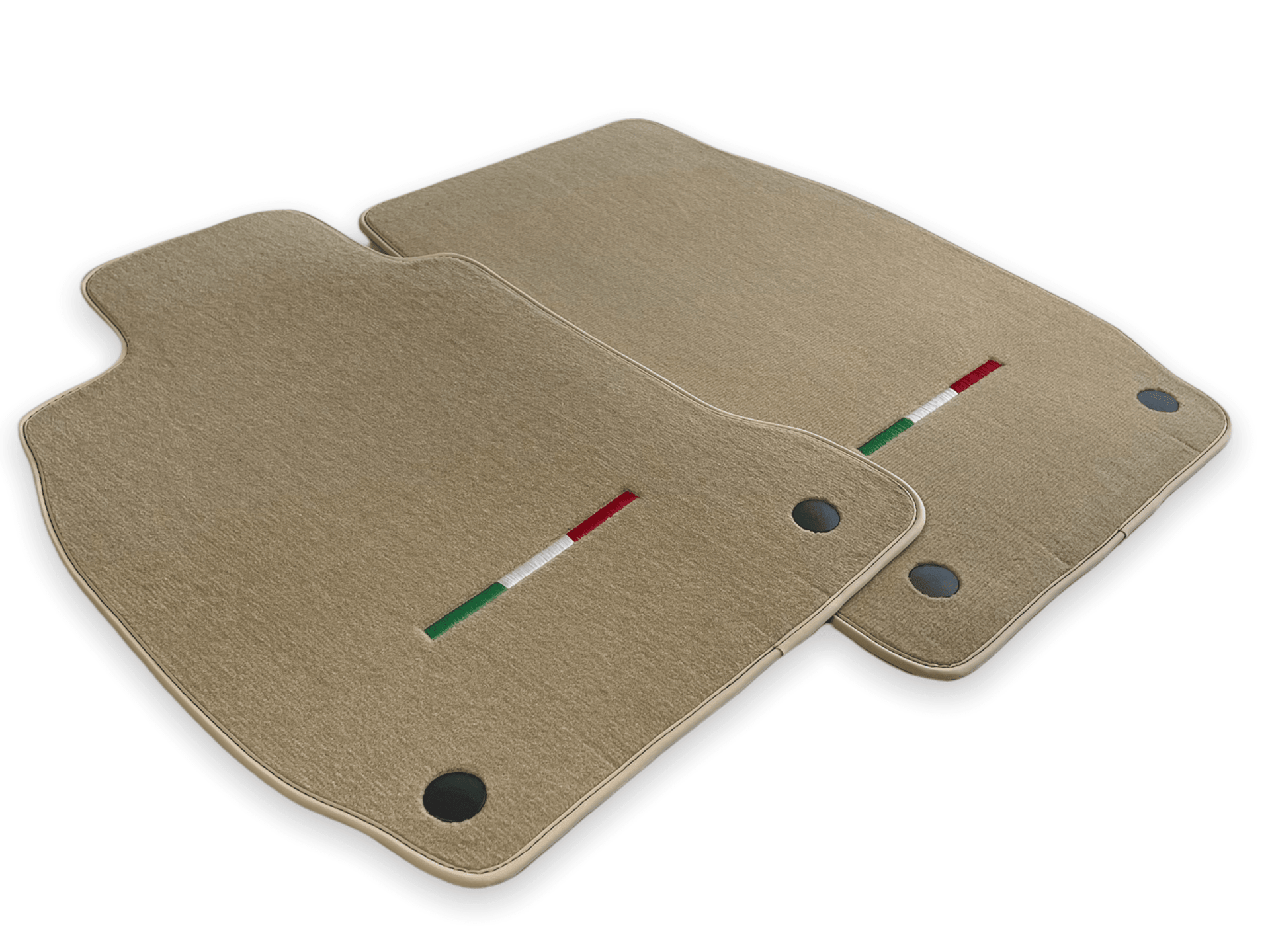 Floor Mats For Maserati Quattroporte Beige IT Edition - AutoWin