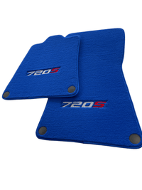Floor Mats For McLaren 720S Blue Tailored Carpets Set AutoWin - AutoWin