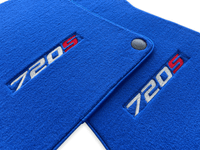 Floor Mats For McLaren 720S Blue Tailored Carpets Set AutoWin - AutoWin