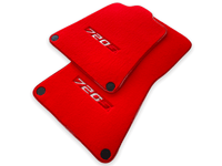 Floor Mats For McLaren 720S Red Tailored Carpets Set AutoWin - AutoWin