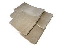 Floor Mats For Rolls Royce Ghost Series II (2021-2024) Beige Luxury Quality - AutoWin