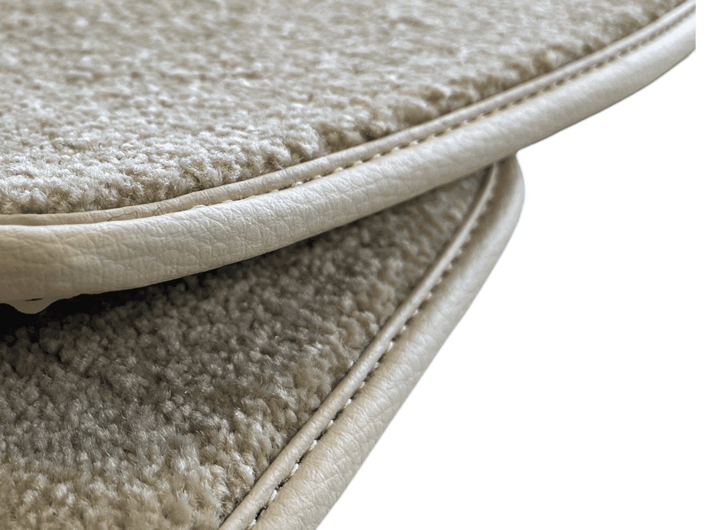 Floor Mats For Rolls Royce Ghost Series II (2021-2024) Beige Luxury Quality - AutoWin