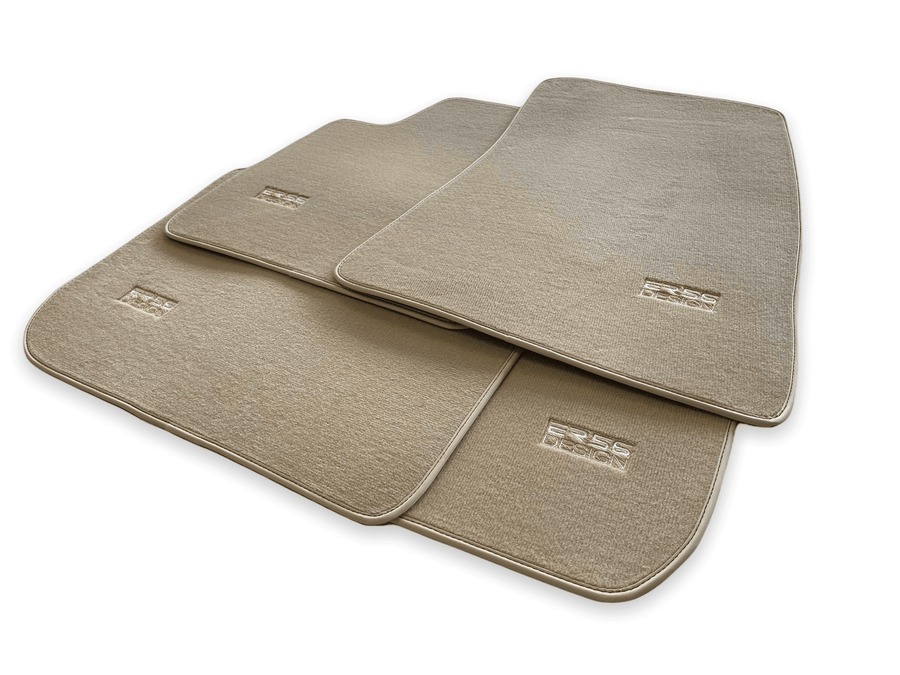 Floor Mats For Rolls Royce Phantom Drophead Coupe 2007–2016 Beige Er56 Design - AutoWin