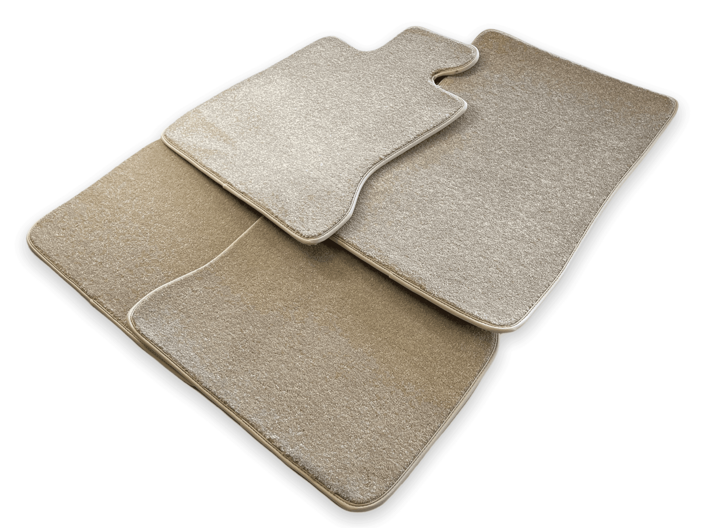 Floor Mats For Rolls Royce Phantom Drophead Coupe 2007–2016 Beige Luxury Quality - AutoWin