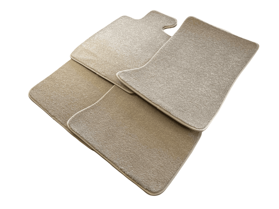 Floor Mats For Rolls Royce Phantom Drophead Coupe 2007–2016 Beige Luxury Quality - AutoWin