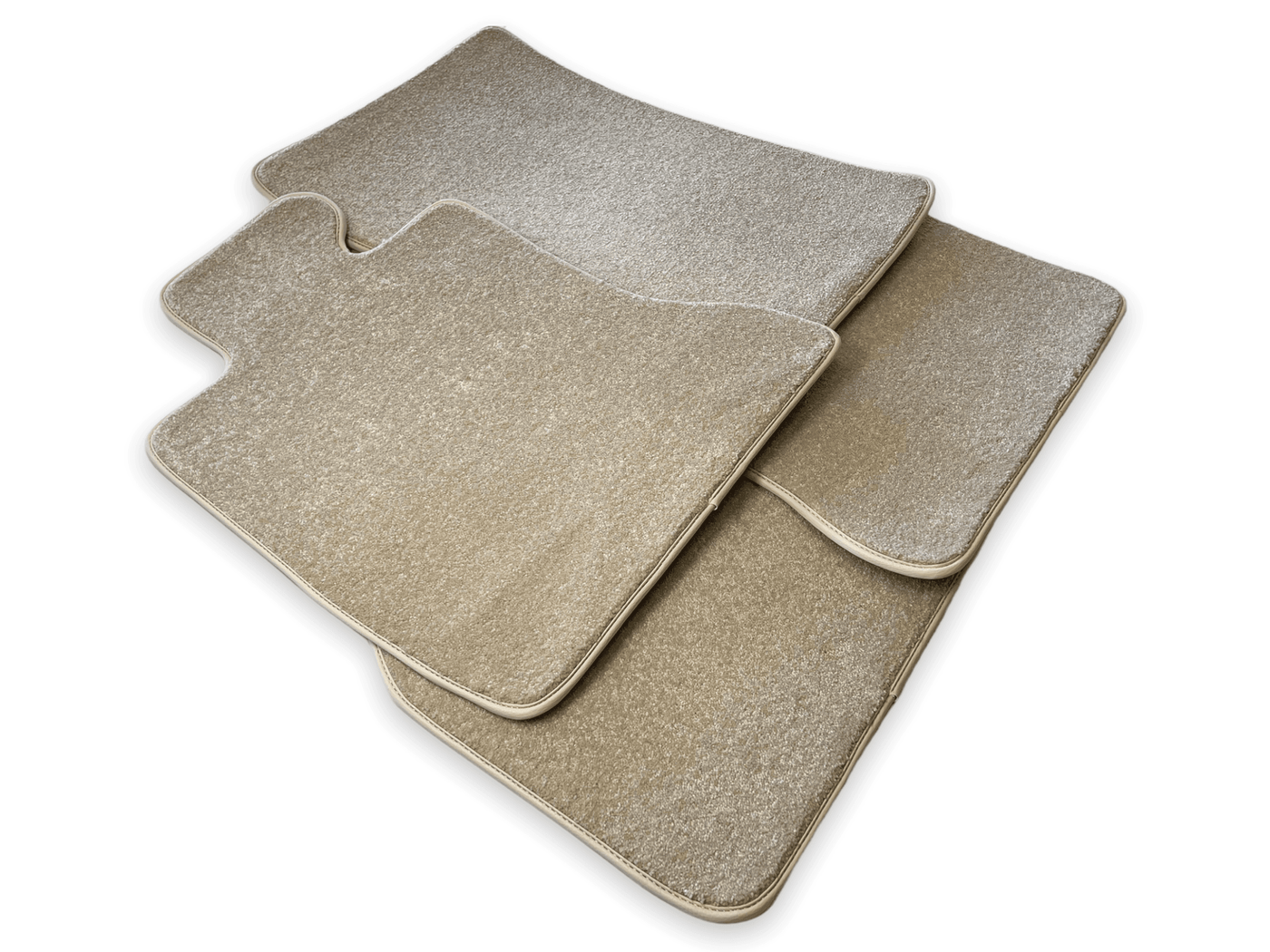 Floor Mats For Rolls Royce Phantom Drophead Coupe 2007–2016 Beige Luxury Quality - AutoWin