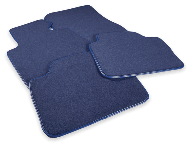 Floor Mats For Rolls Royce Phantom Drophead Coupe 2007–2016 Dark Blue - AutoWin