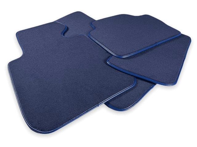 Floor Mats For Rolls Royce Phantom Drophead Coupe 2007–2016 Dark Blue - AutoWin