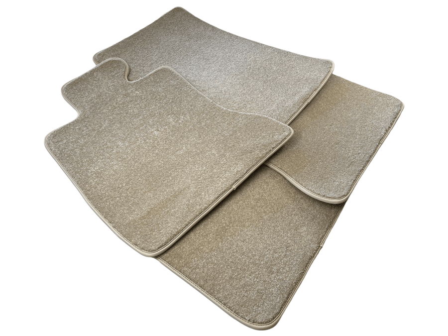Floor Mats For Rolls Royce Shadow 1965-1977 Beige Luxury Quality - AutoWin