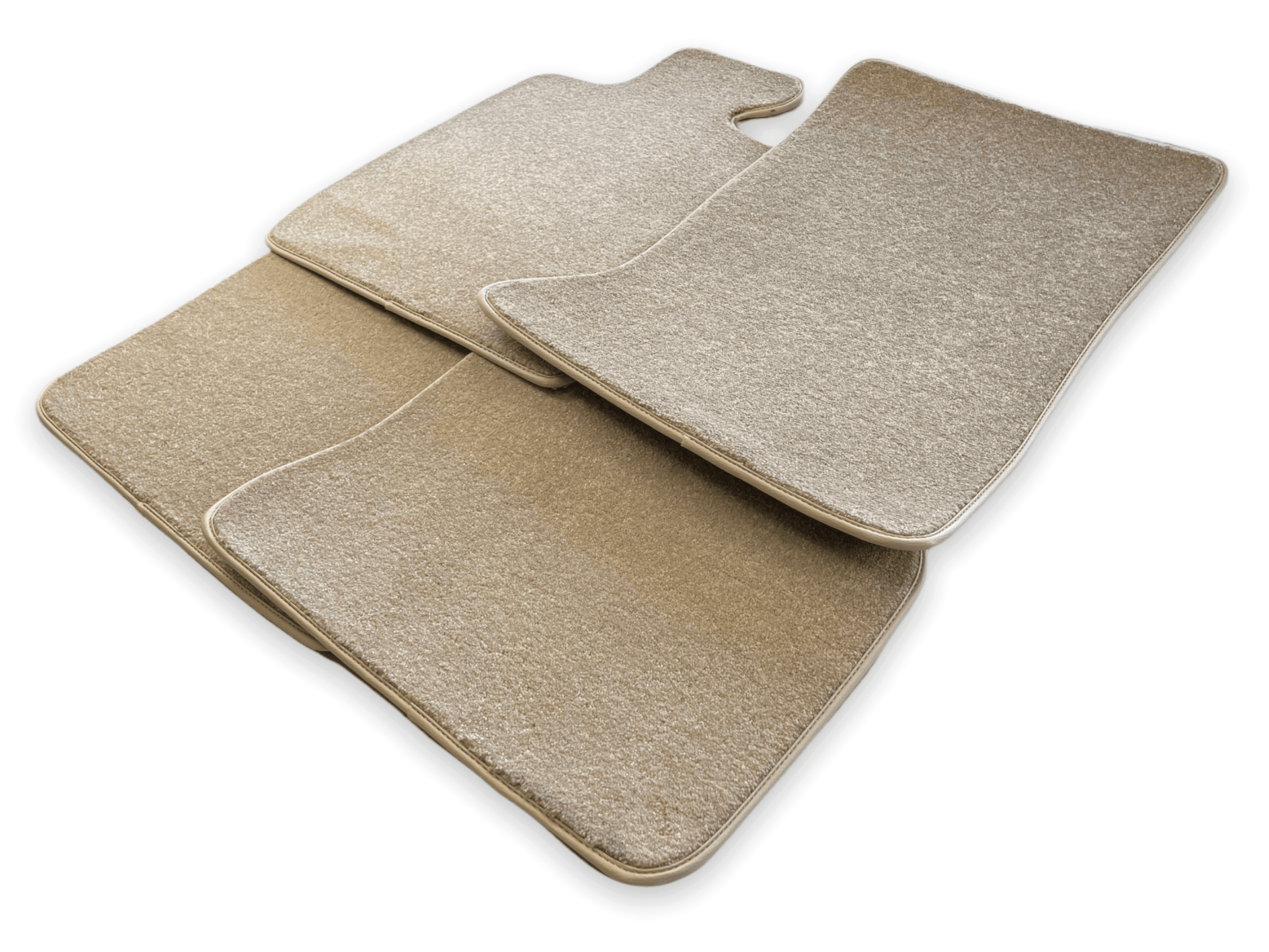 Floor Mats For Rolls Royce Shadow 1965-1977 Beige Luxury Quality - AutoWin