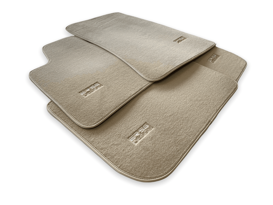 Floor Mats For Rolls Royce Wraith 2013-2023 Beige Er56 Design - AutoWin