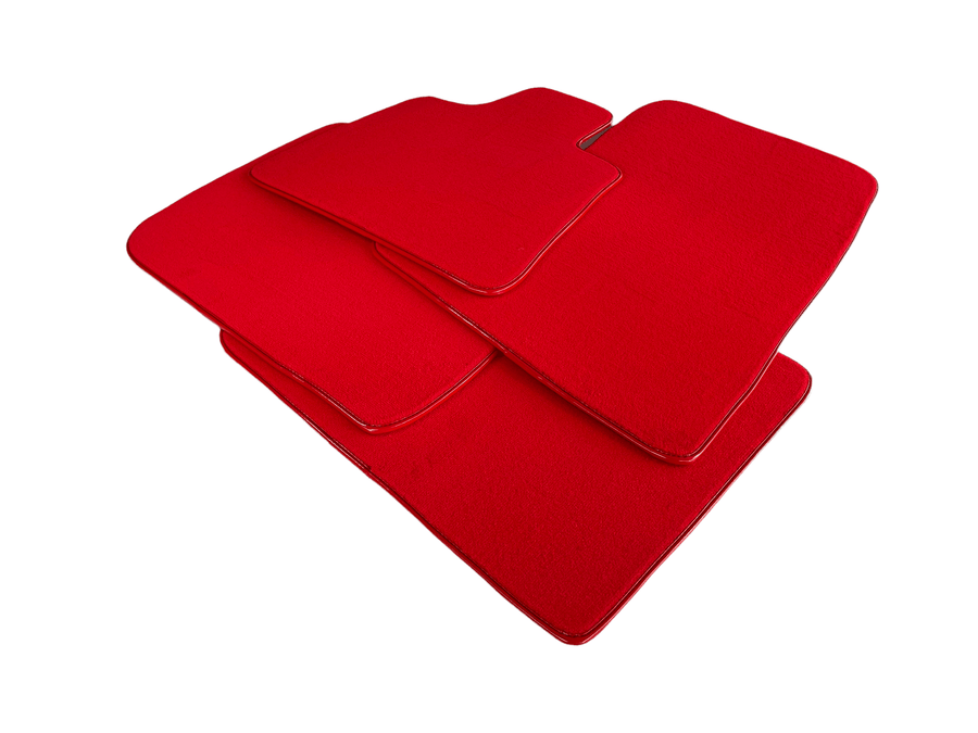 Floor Mats For Rolls Royce Wraith 2013-2023 Red - AutoWin
