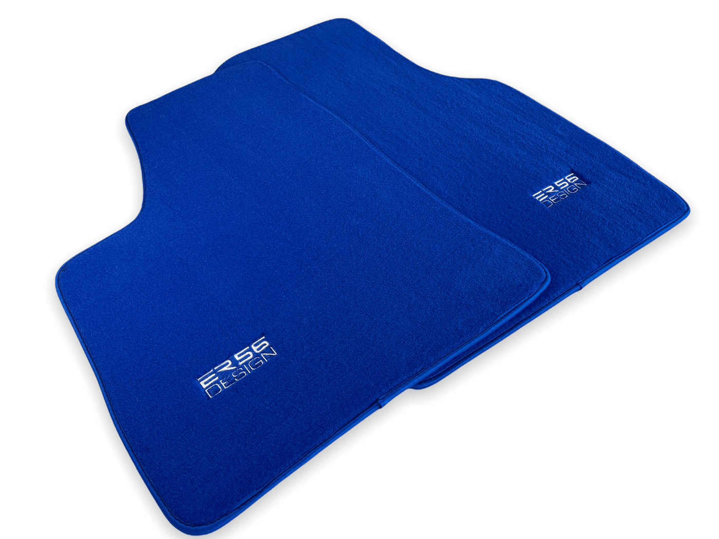 Floor Mats For Tesla Model Y Blue Tailored Carpets ER56 Design - AutoWin