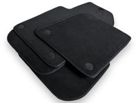 Genuine Alcantara Floor Mats for Ferrari 599 Coupe 2006-2012 Black ER56 Design - AutoWin