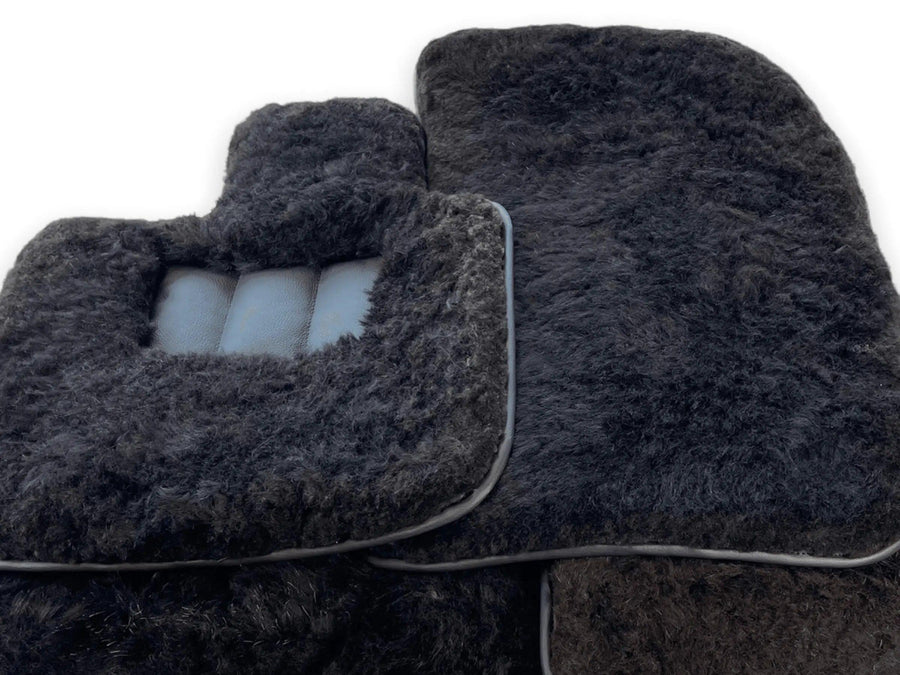 Genuine Sheepskin Floor Mats Bentley Mulsanne (2010-2020) Er56 Design Brand - AutoWin