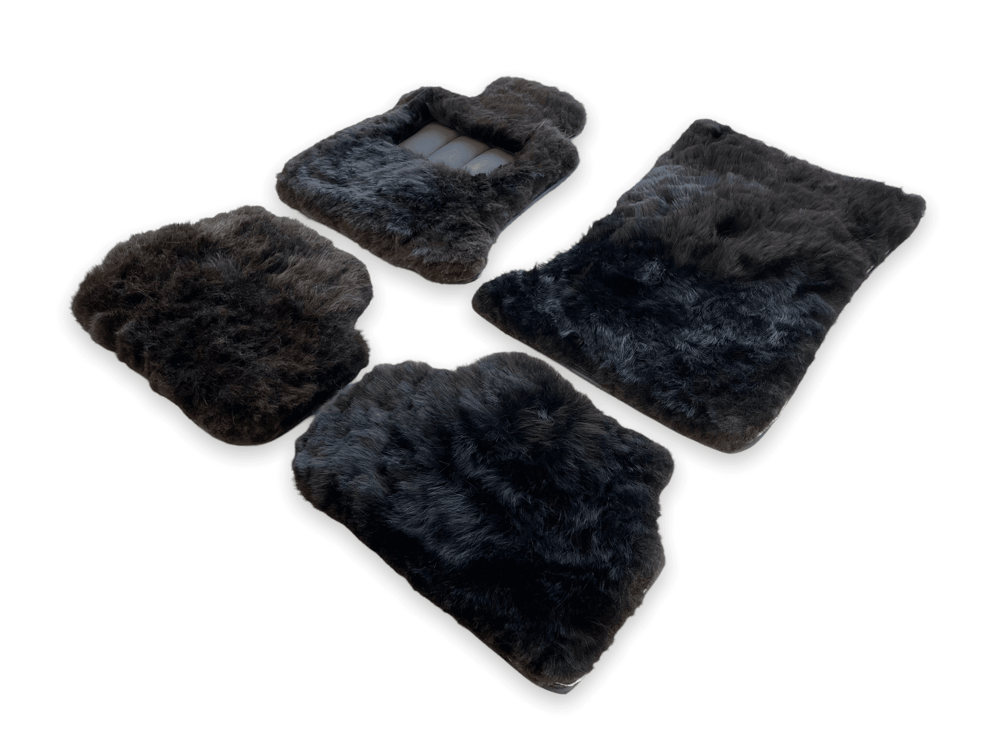 Genuine Sheepskin Floor Mats Rolls Royce Phantom Drophead Coupe 2007–2016 Er56 Design Brand - AutoWin