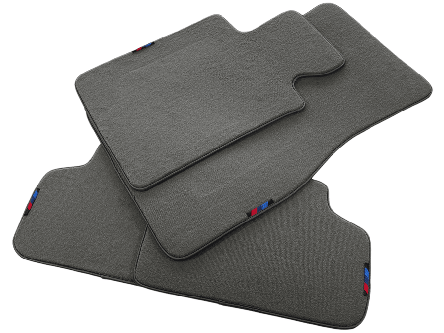 Gray Floor Mats For BMW 7 Series F02 With M Package AutoWin Brand - AutoWin