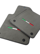 Gray Floor Mats For Ferrari 599 Coupe 2006-2012 Italian Edition - AutoWin