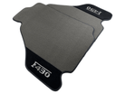 Gray Floor Mats For Ferrari F430 2004-2009 With Alcantara Leather - AutoWin