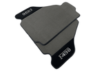 Gray Floor Mats For Ferrari F430 2004-2009 With Alcantara Leather - AutoWin