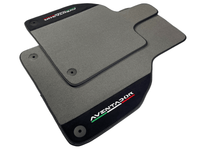 Gray Floor Mats for Lamborghini Aventador With Alcantara Leather - AutoWin