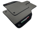 Gray Floor Mats for Lamborghini Aventador With Alcantara Leather - AutoWin