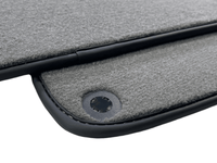 Gray Floor Mats for Lamborghini Gallardo With Alcantara Leather - AutoWin