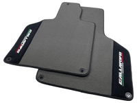 Gray Floor Mats for Lamborghini Gallardo With Alcantara Leather - AutoWin