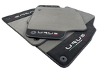 Gray Floor Mats For Lamborghini Urus With Alcantara Leather - AutoWin