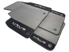 Gray Floor Mats For Lamborghini Urus With Alcantara Leather - AutoWin