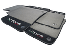 Gray Floor Mats For Lamborghini Urus With Alcantara Leather - AutoWin