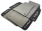 Gray Floor Mats For Lamborghini Urus With Alcantara Leather - AutoWin