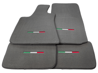 Gray Floor Mats For Maserati Ghibli 2013-2022 Italy Edition - AutoWin