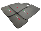 Gray Floor Mats For Maserati Ghibli 2013-2022 Italy Edition - AutoWin